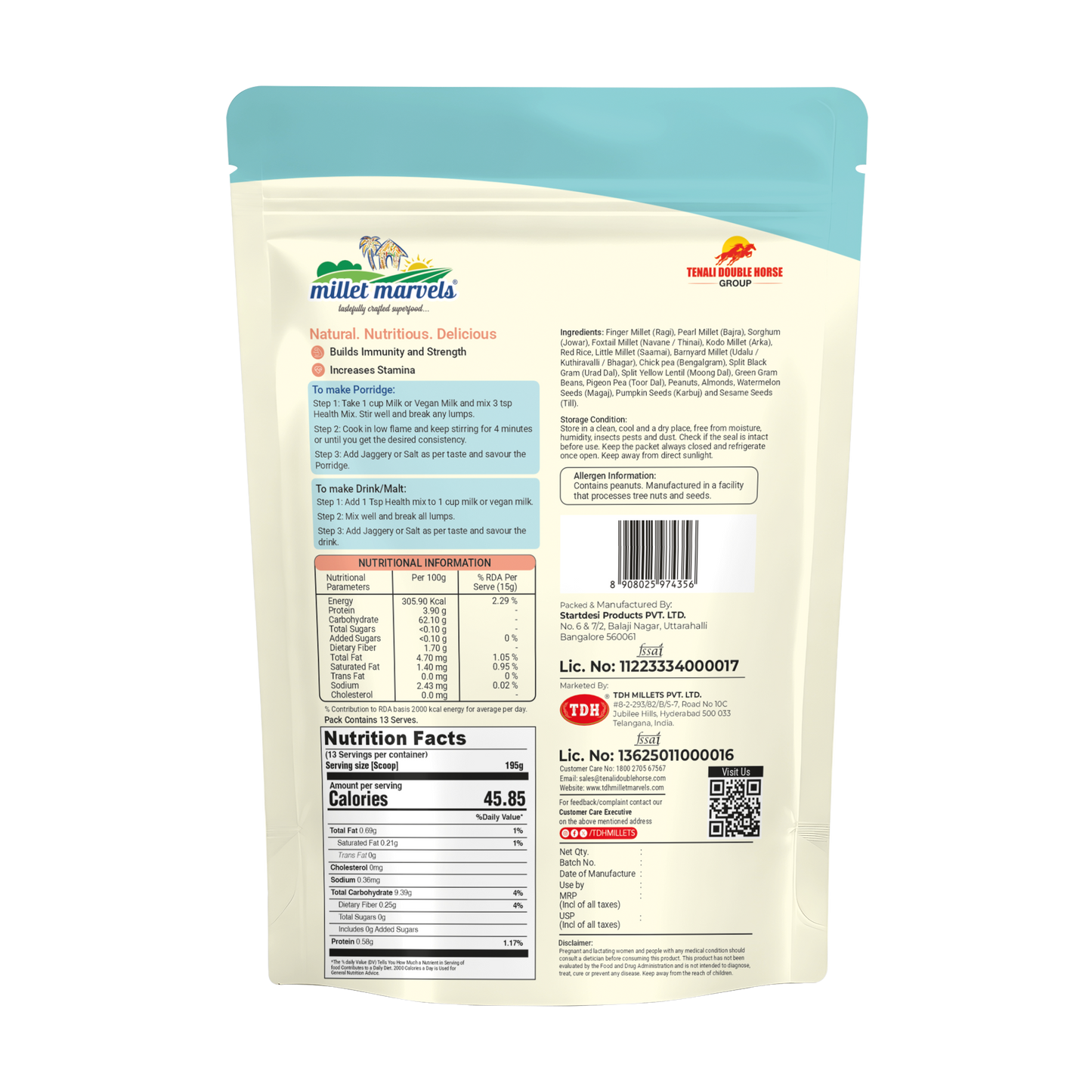 Millet Health Mix (Multi Millet Nutrition Powder)