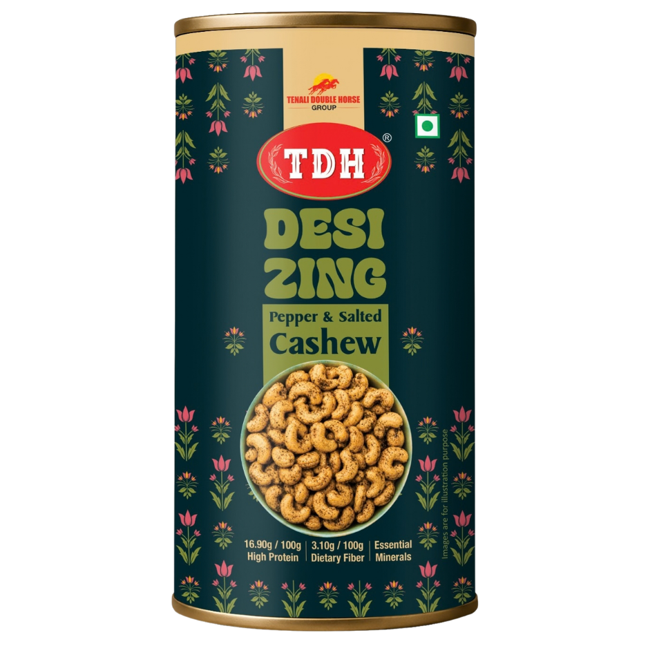 TDH- Desi Zing Pepper & Salted Cashew