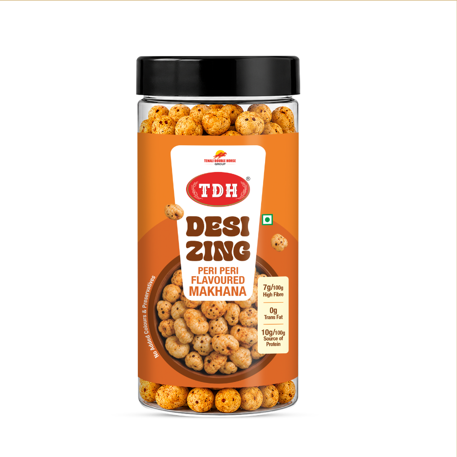 TDH- Desi Zing Peri Peri Flavoured Makhana (35 Grams)