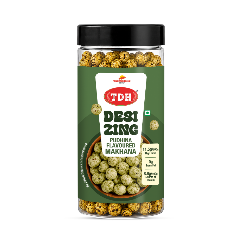TDH- Desi Zing Pudhina Flavoured Makhana (35 Grams)