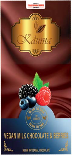 Vegan Milk Chocolate & Berries 90 GRAMS