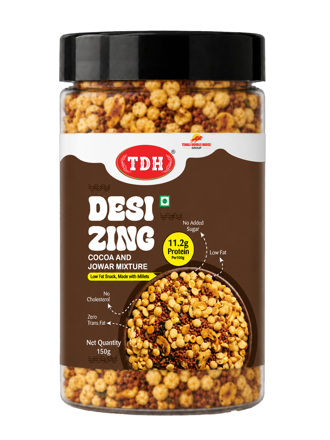 TDH DESI ZING COCOA AND JOWAR MIXTURE 150g