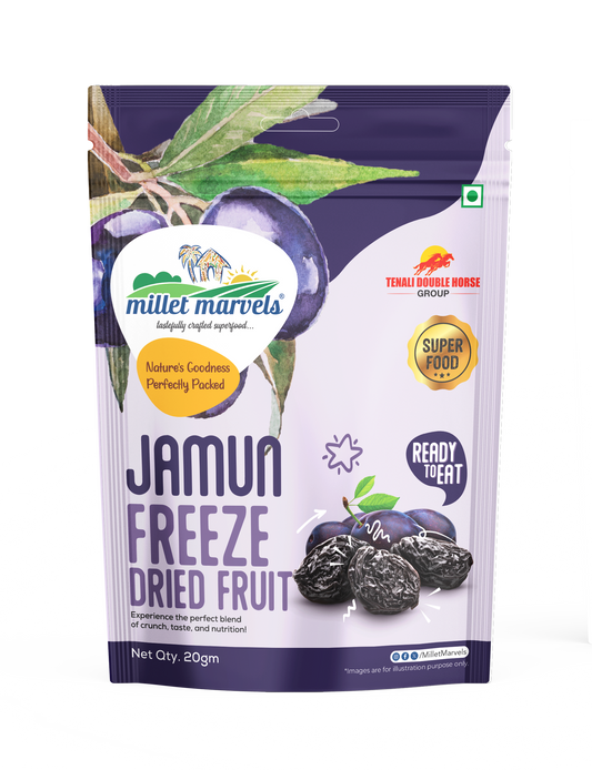 Jamun Freeze Dried Fruit – 100% Natural Superfruit Snack