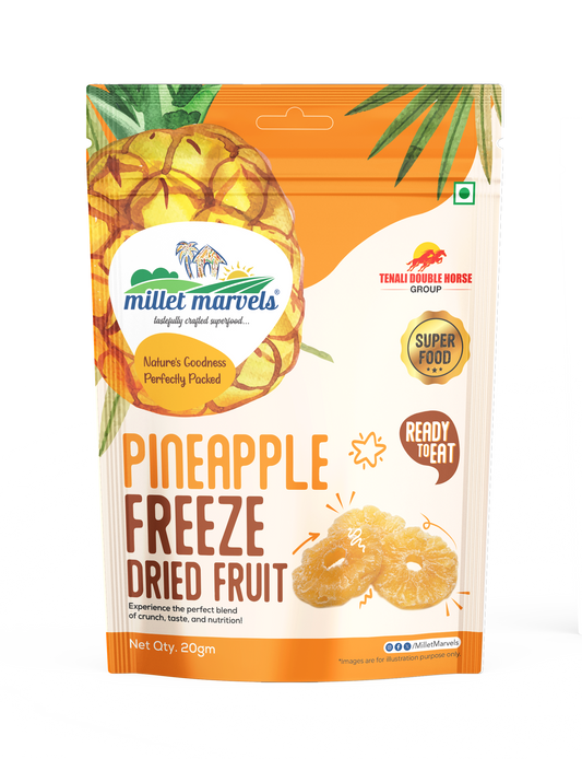 Pineapple Freeze Dried Fruit – 100% Natural Crispy Tropical Snack