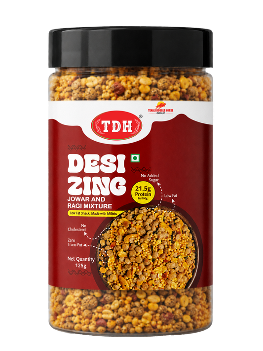 TDH DESI ZING JOWAR AND RAGI MIXTURE 125g