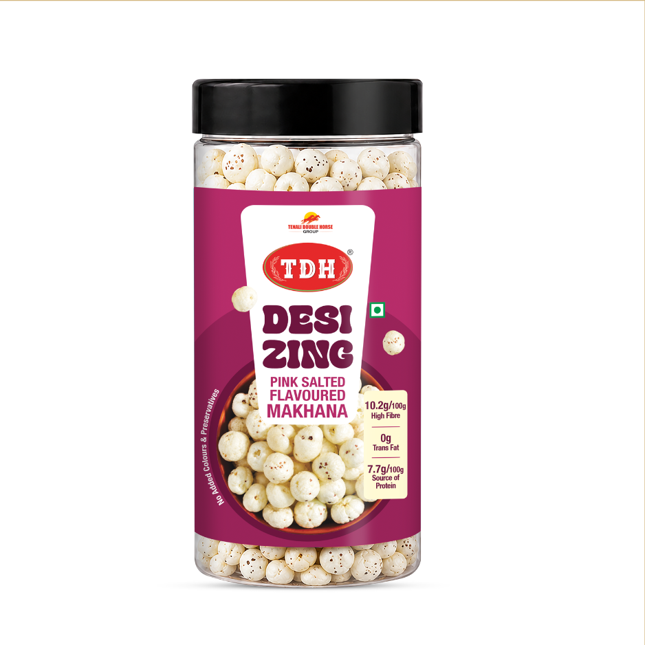 TDH- Desi Zing Pink Salted Flavoured Makhana (35 Grams)
