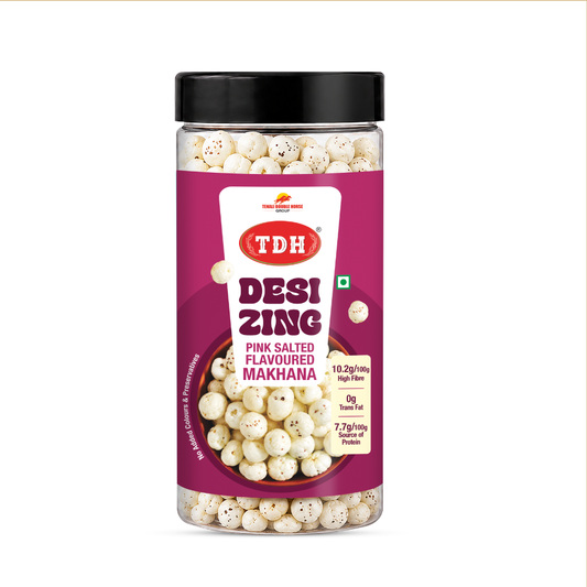 TDH- Desi Zing Pink Salted Flavoured Makhana (35 Grams)