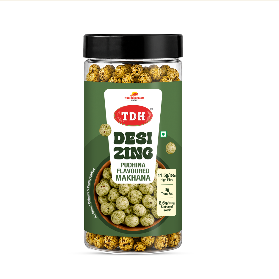 TDH- Desi Zing Pudhina Flavoured Makhana (35 Grams)