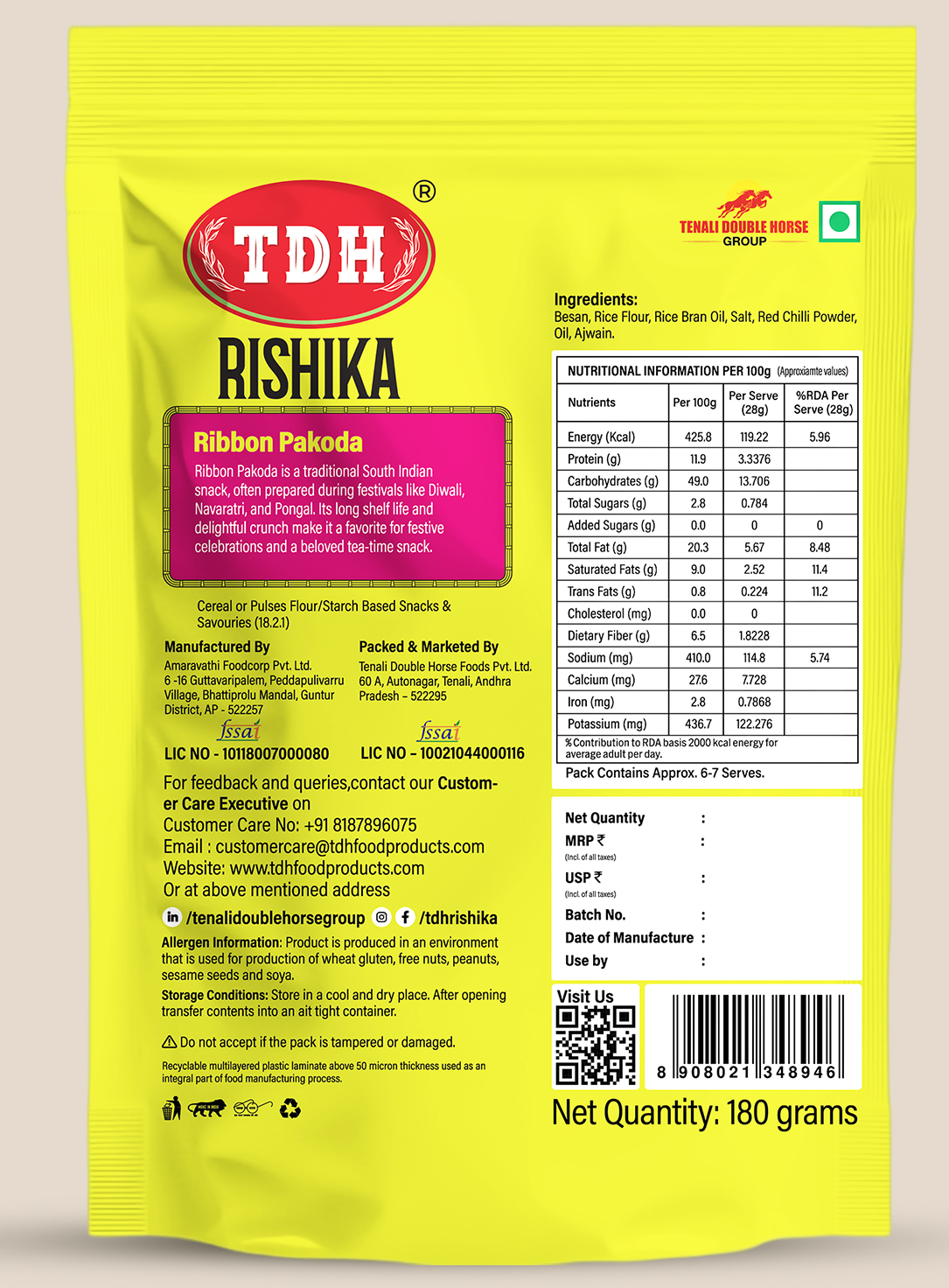 RIBBON POKODI 180 GRAMS