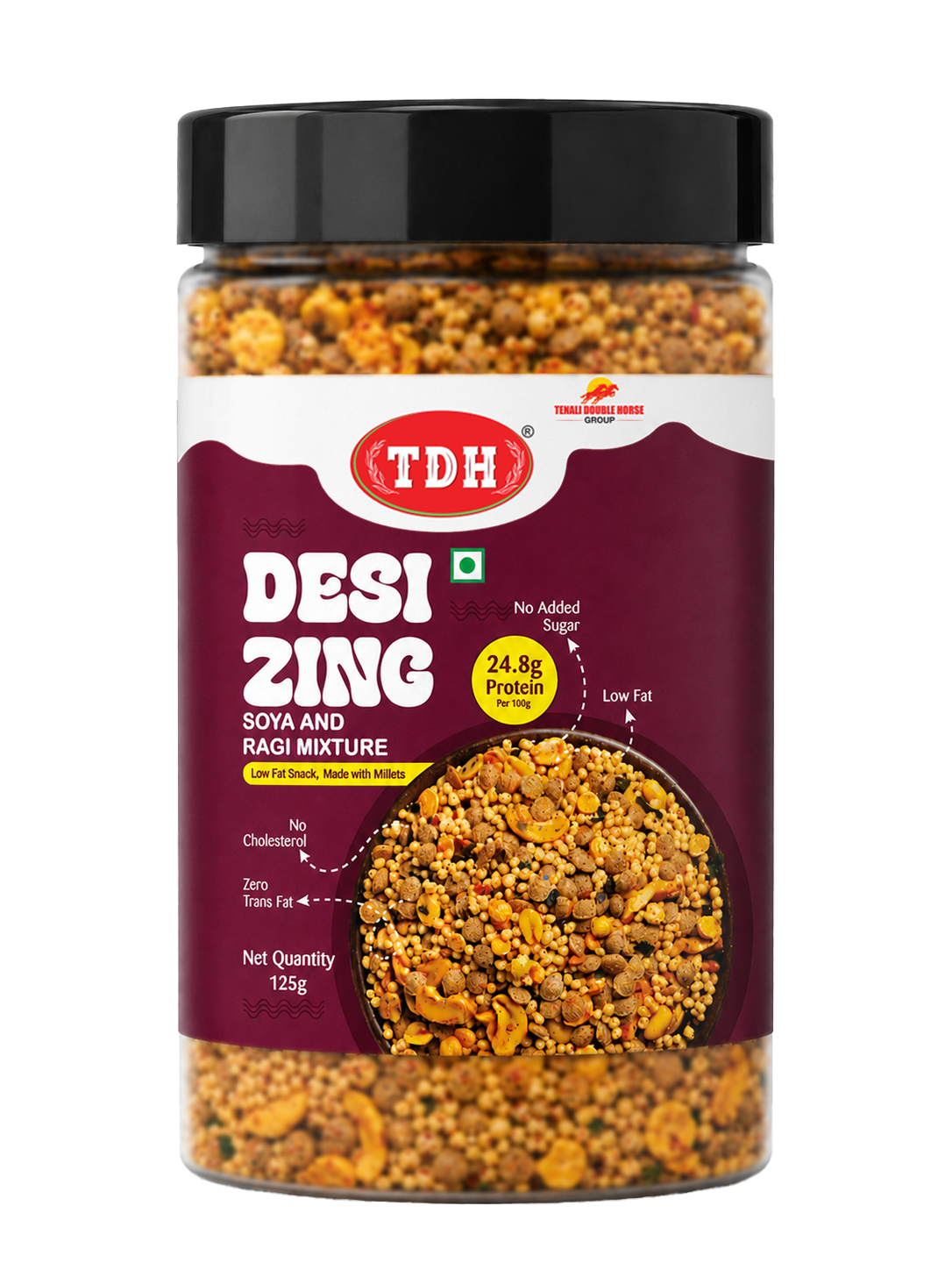 TDH DESI ZING SOYA AND RAGI MIXTURE 125g