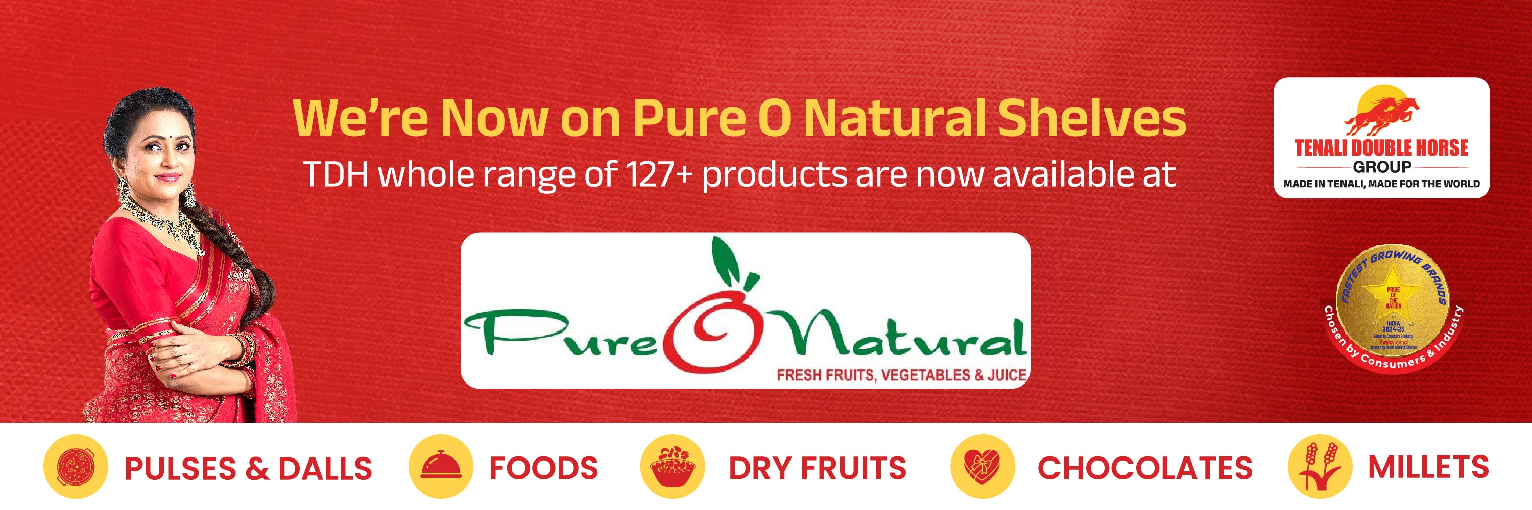 TDH is now available in Pure O Natural with all 127+ products of TDH