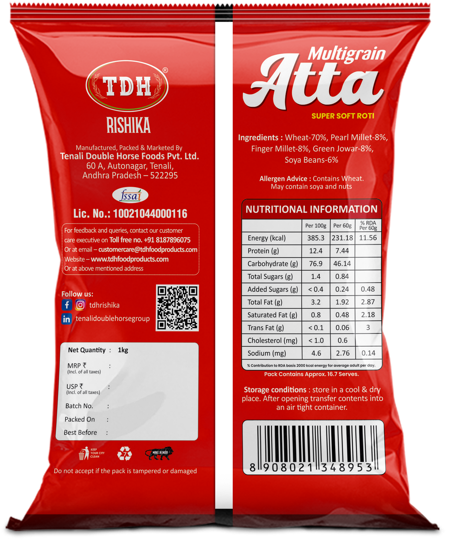 MULTI GRAIN ATTA  1 KG