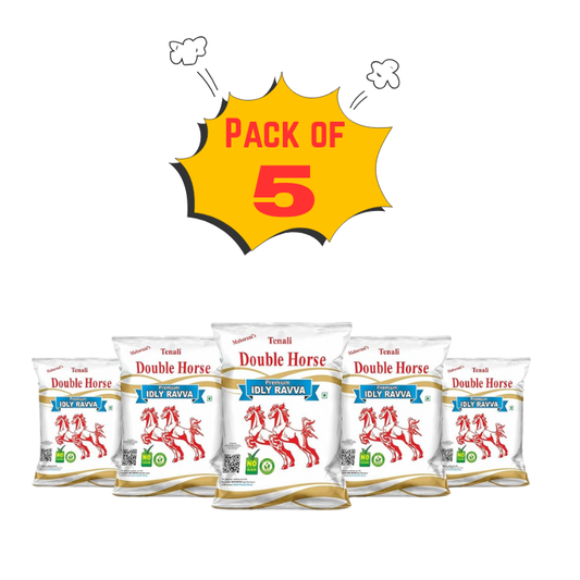 Premium Idly Ravva 1 KG Pack of 5 ( TOTAL 5 KGS)