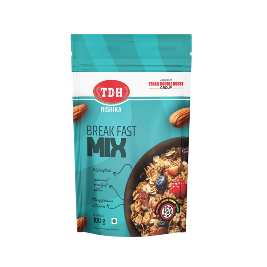 TDH Rishika Break Fast Mix packaging on a white background