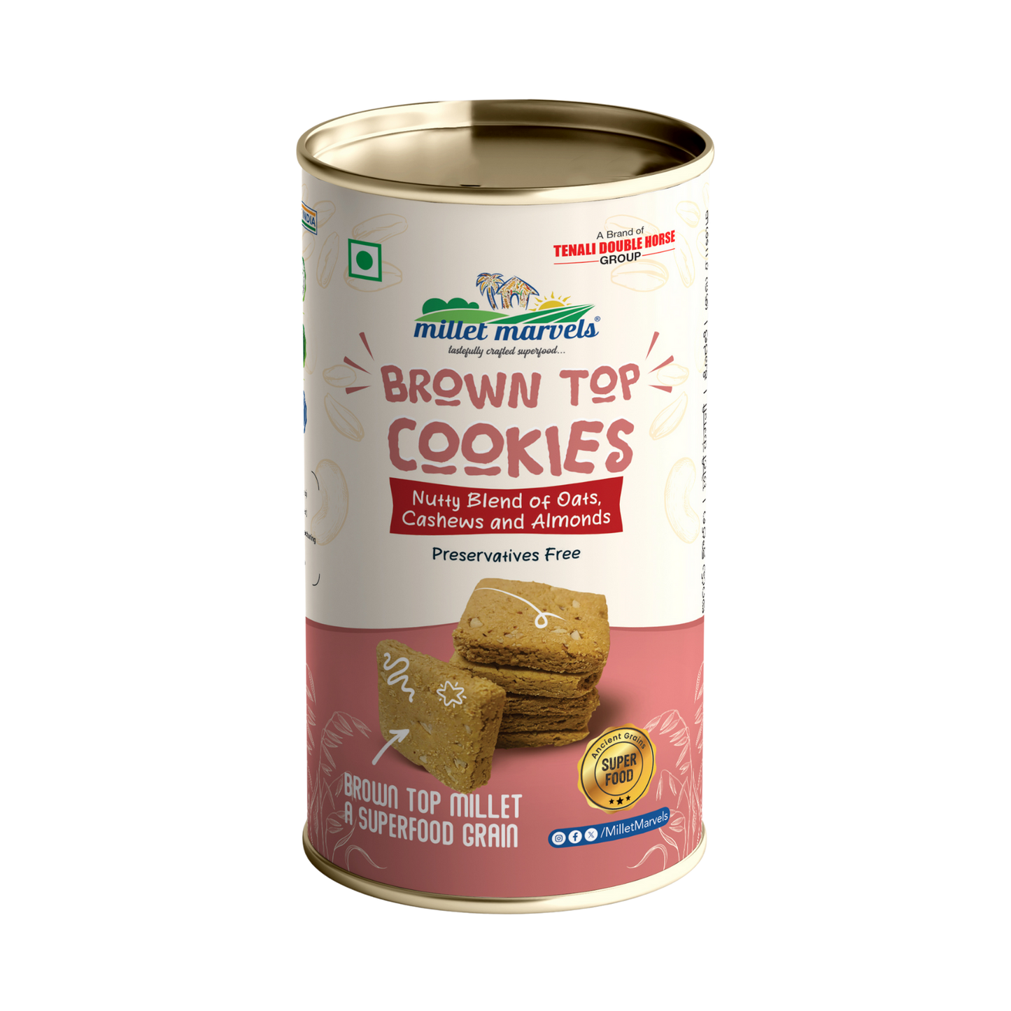 millet marvels browntop cookies