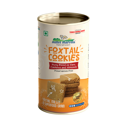 Can of Mullet Marvels Foxtail Cookies on a white background