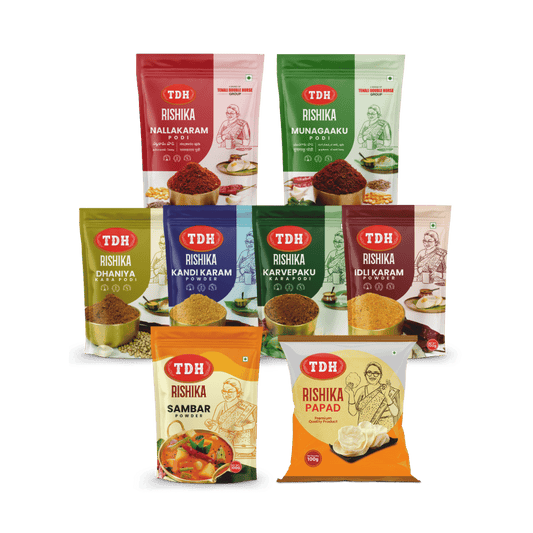 gunpowders sambar powder papad combo