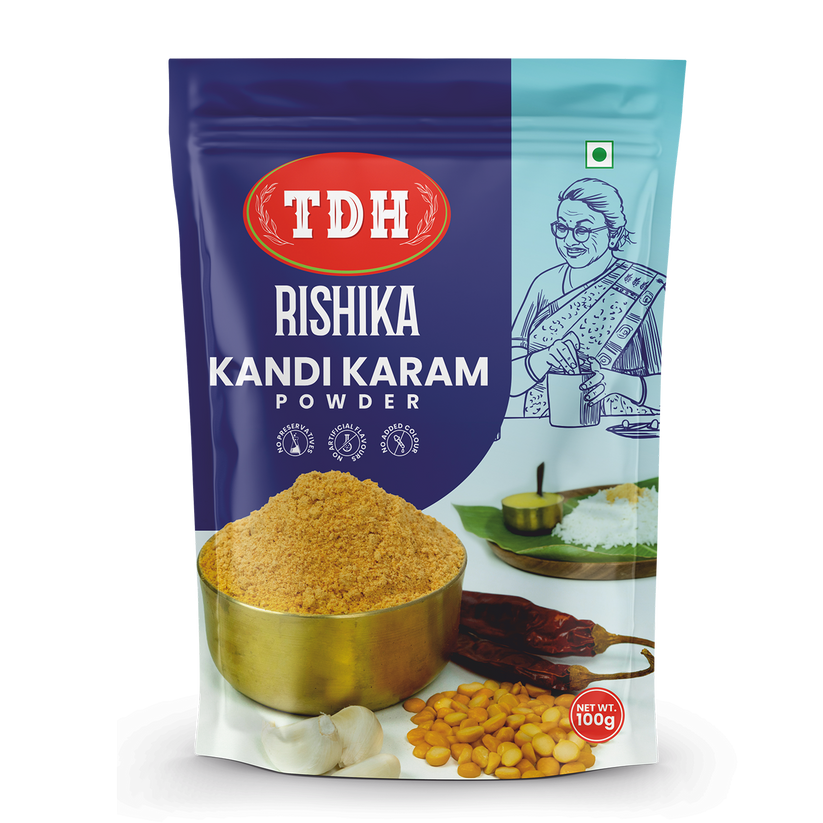 Kandi Karapodi 100g | Andhra Style Protein-Rich Podi | Tenali Double Horse