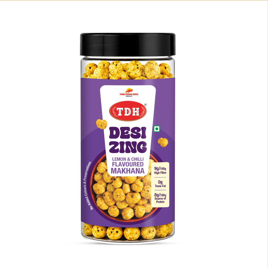 TDH- Desi Zing Lemon & Chili Flavored Makhana (35 Grams)