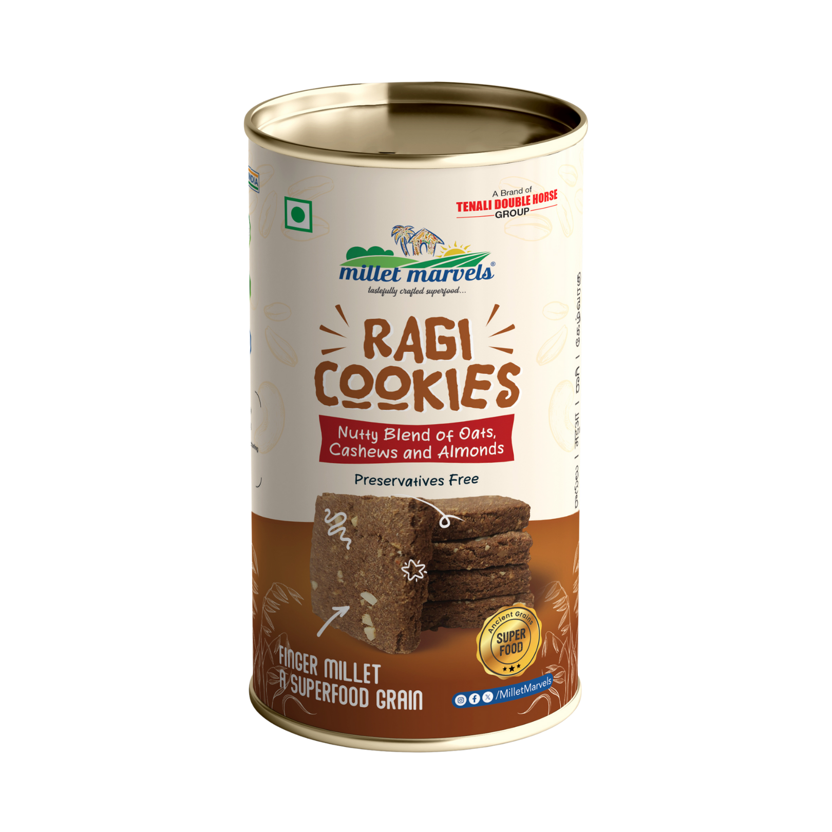 ragi cookies millet marvels