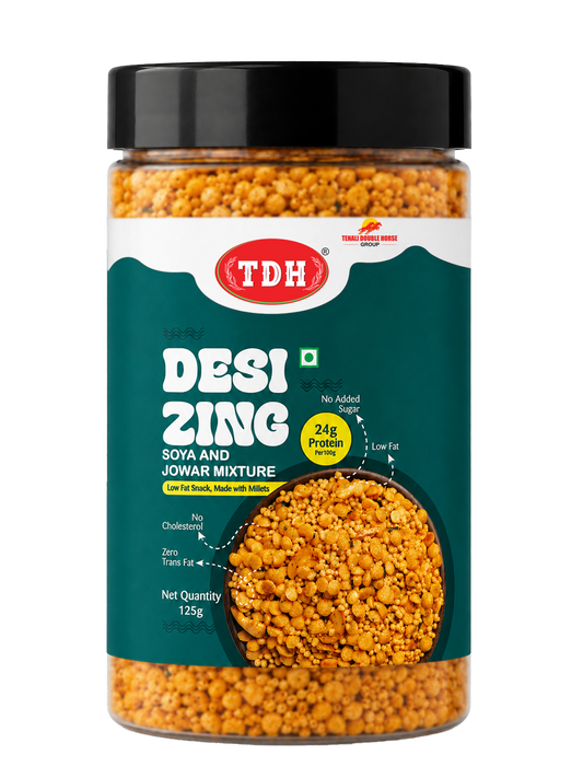 TDH DESI ZING SOYA AND JOWAR MIXTURE 125g
