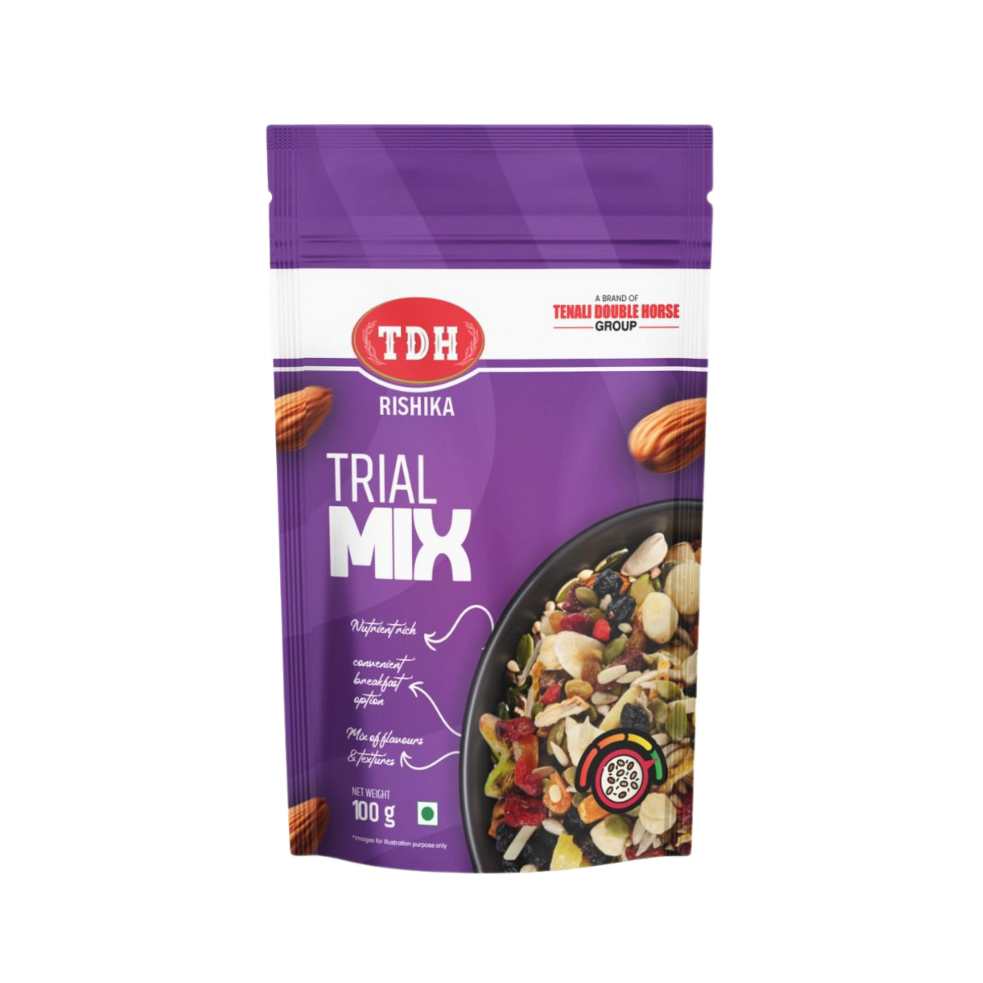 TDH Trial Mix on a white background