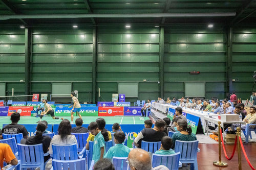 Indoor sports event.